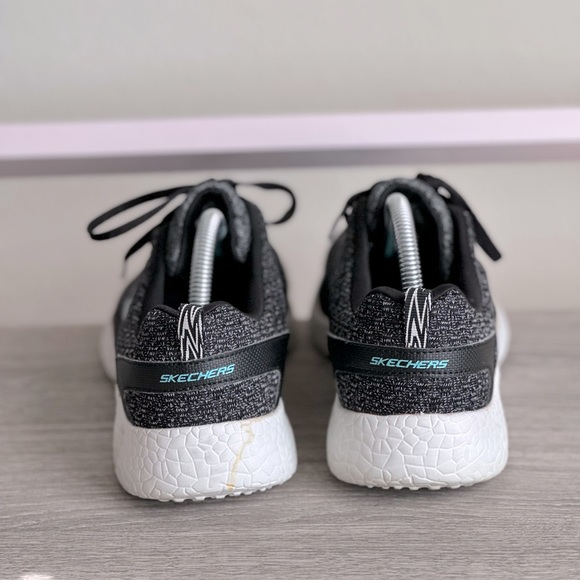 Skechers Burst Knit Athletic Shoes Womens Size 9.5 - Picture 4 of 5